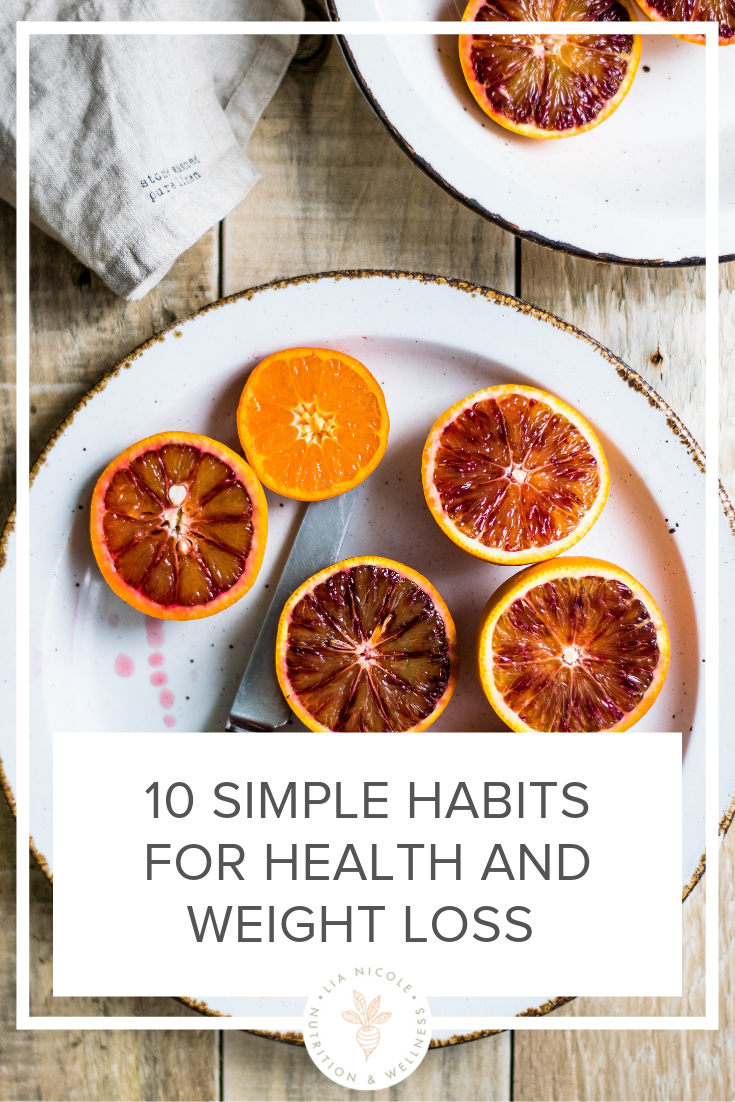 10 Simple Habits for Sustainable Weight Loss